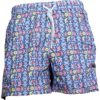 Arthur | Short de bain multicolore en polyamide - BBIMOSAIC