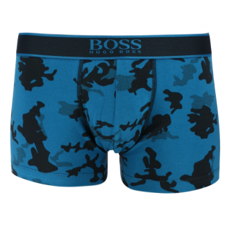 Boss | Boxer bleu en coton stretch - 24 Print