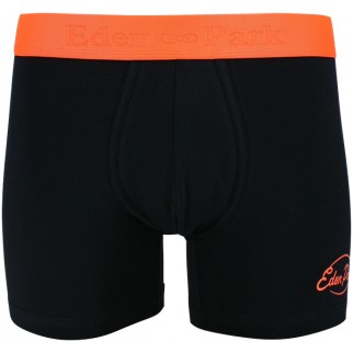 Eden Park | Boxer long bleu et orange en coton stretch - G12
