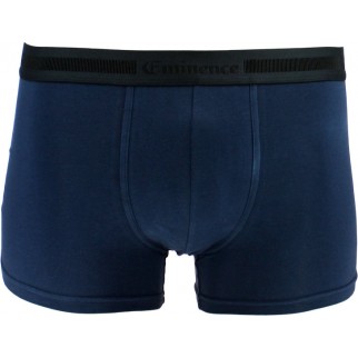 Eminence | Boxer long bleu en coton stretch - Smoking