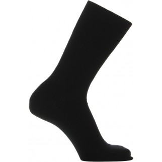 Falke | Airport Paire de chaussettes noires - Laine Falke chez Solendro.com