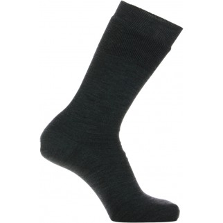 Falke | Airport Paire de chaussettes gris foncé - Laine Falke chez Solendro.com