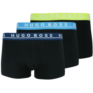 Hugo Boss | Lot de 3 boxers noirs en coton stretch - 3P