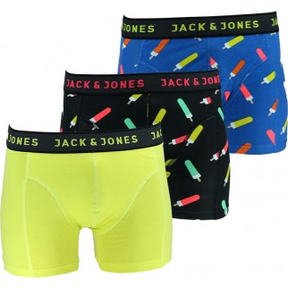 Jack & Jones | Lot de 3 boxers longs en coton stretch - Jacpopsicle