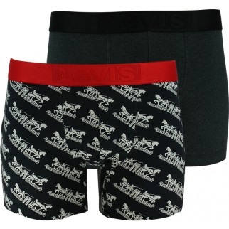 Levi's | Lot de 2 boxers longs en coton stretch - Horse pull